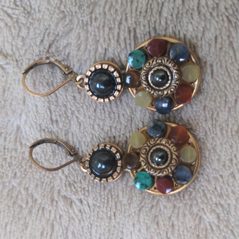 New, never worn Michal Golan French wire earrings